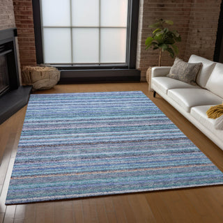 Piper Looms Chantille Stripes ACN598 Sky Area Rug