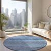 Piper Looms Chantille Stripes ACN598 Sky Area Rug