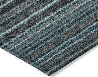 Piper Looms Chantille Stripes ACN598 Teal Area Rug