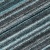 Piper Looms Chantille Stripes ACN598 Teal Area Rug