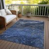 Piper Looms Chantille Abstract ACN599 Blue Area Rug