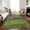 Piper Looms Chantille Abstract ACN599 Green Area Rug
