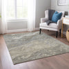 Piper Looms Chantille Abstract ACN599 Taupe Area Rug Lifestyle Image Feature