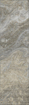Piper Looms Chantille Abstract ACN599 Taupe Area Rug