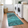 Piper Looms Chantille Abstract ACN599 Teal Area Rug