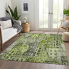 Piper Looms Chantille Novelty ACN600 Green Area Rug Lifestyle Image Feature