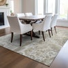 Piper Looms Chantille Abstract ACN602 Taupe Area Rug Lifestyle Image Feature