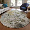 Piper Looms Chantille Abstract ACN603 Taupe Area Rug