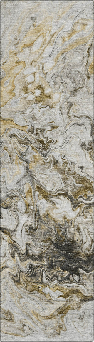 Piper Looms Chantille Abstract ACN603 Taupe Area Rug