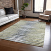 Piper Looms Chantille Stripes ACN604 Beige Area Rug Lifestyle Image Feature