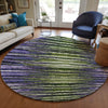 Piper Looms Chantille Stripes ACN604 Purple Area Rug