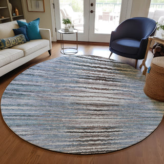 Piper Looms Chantille Stripes ACN604 Sky Area Rug