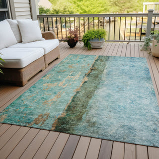 Piper Looms Chantille Modern ACN605 Blue Area Rug