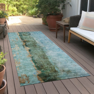 Piper Looms Chantille Modern ACN605 Blue Area Rug