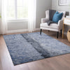 Piper Looms Chantille Modern ACN605 Denim Area Rug Lifestyle Image Feature