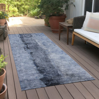 Piper Looms Chantille Modern ACN605 Denim Area Rug