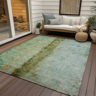 Piper Looms Chantille Modern ACN605 Green Area Rug