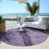 Piper Looms Chantille Modern ACN605 Purple Area Rug