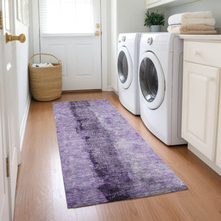 Piper Looms Chantille Modern ACN605 Purple Area Rug