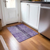 Piper Looms Chantille Modern ACN605 Purple Area Rug