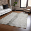 Piper Looms Chantille Modern ACN605 Taupe Area Rug Lifestyle Image Feature