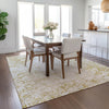 Piper Looms Chantille Organic ACN606 Gold Area Rug