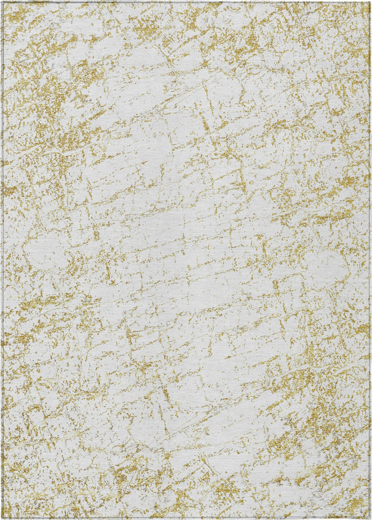 Piper Looms Chantille Organic ACN606 Gold Area Rug