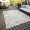 Piper Looms Chantille Organic ACN606 Gold Area Rug