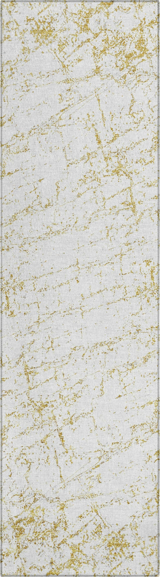 Piper Looms Chantille Organic ACN606 Gold Area Rug