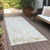 Piper Looms Chantille Organic ACN606 Gold Area Rug