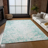 Piper Looms Chantille Organic ACN606 Teal Area Rug