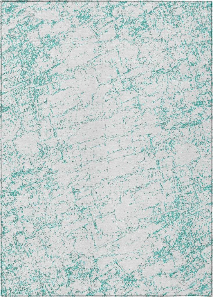 Piper Looms Chantille Organic ACN606 Teal Area Rug