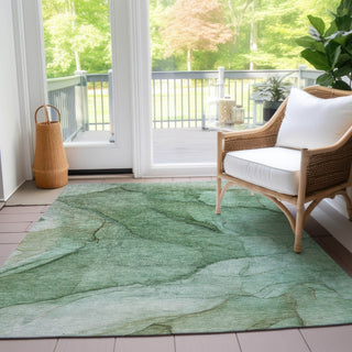 Piper Looms Chantille Modern ACN607 Green Area Rug