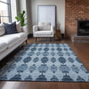 Piper Looms Chantille Moroccan ACN610 Blue Area Rug Lifestyle Image Feature