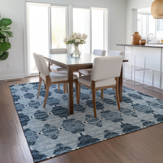 Piper Looms Chantille Moroccan ACN610 Blue Area Rug