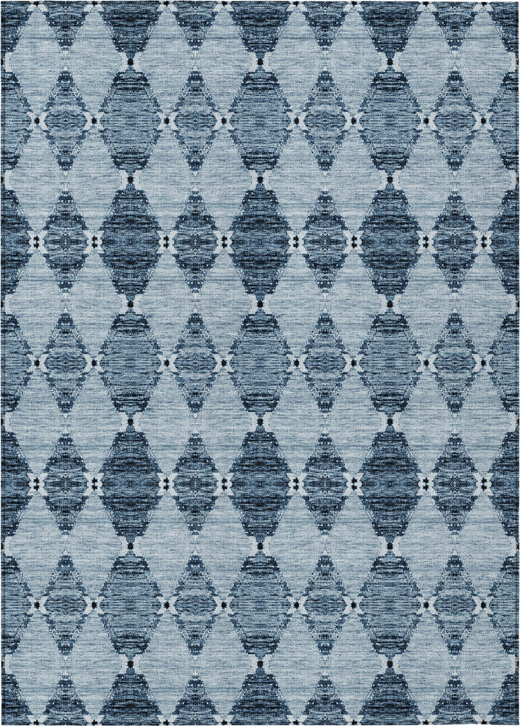 Piper Looms Chantille Moroccan ACN610 Blue Area Rug