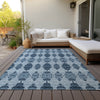 Piper Looms Chantille Moroccan ACN610 Blue Area Rug