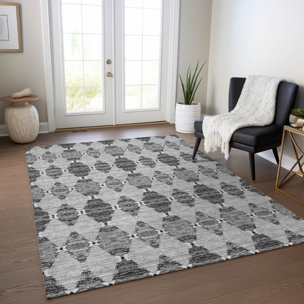 Piper Looms Chantille Moroccan ACN610 Gray Area Rug Lifestyle Image Feature