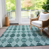 Piper Looms Chantille Moroccan ACN610 Teal Area Rug