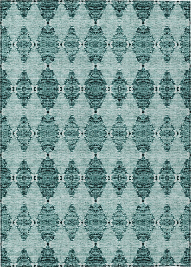 Piper Looms Chantille Moroccan ACN610 Teal Area Rug