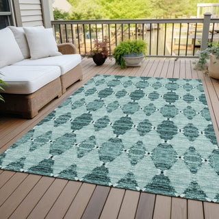 Piper Looms Chantille Moroccan ACN610 Teal Area Rug