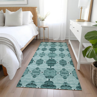 Piper Looms Chantille Moroccan ACN610 Teal Area Rug