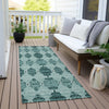 Piper Looms Chantille Moroccan ACN610 Teal Area Rug