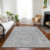 Piper Looms Chantille Panel ACN611 Gray Area Rug