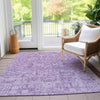 Piper Looms Chantille Panel ACN611 Lilac Area Rug