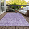 Piper Looms Chantille Panel ACN611 Lilac Area Rug