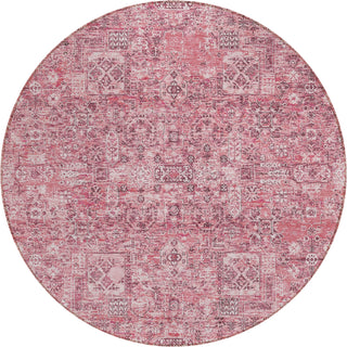 Piper Looms Chantille Panel ACN611 Pink Area Rug