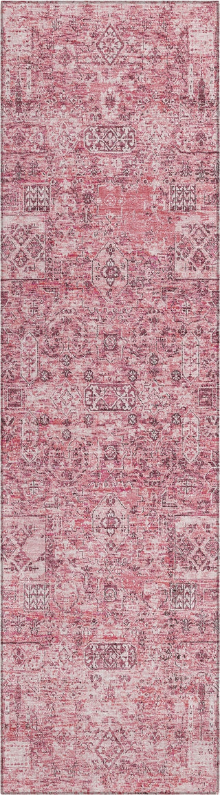 Piper Looms Chantille Panel ACN611 Pink Area Rug