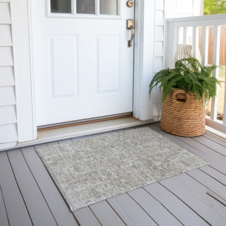 Piper Looms Chantille Panel ACN611 Taupe Area Rug