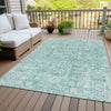 Piper Looms Chantille Panel ACN611 Teal Area Rug